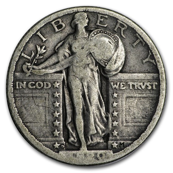 1920-D Standing Liberty Quarter Fine 1920-D Standing Liberty Quarter Fine