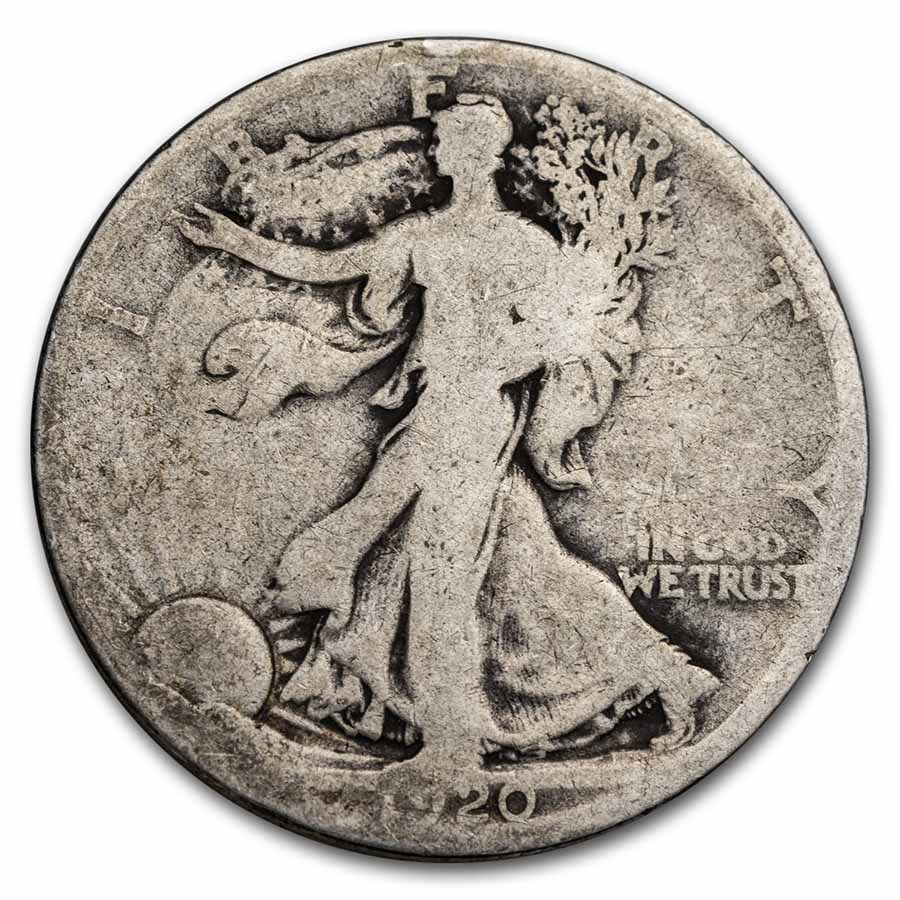 1920-D Walking Liberty Half Dollar AG
