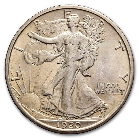 1920-D Walking Liberty Half Dollar BU 1920-D Walking Liberty Half Dollar BU