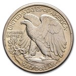 1920-D Walking Liberty Half Dollar BU