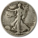 1920-D Walking Liberty Half Dollar VG