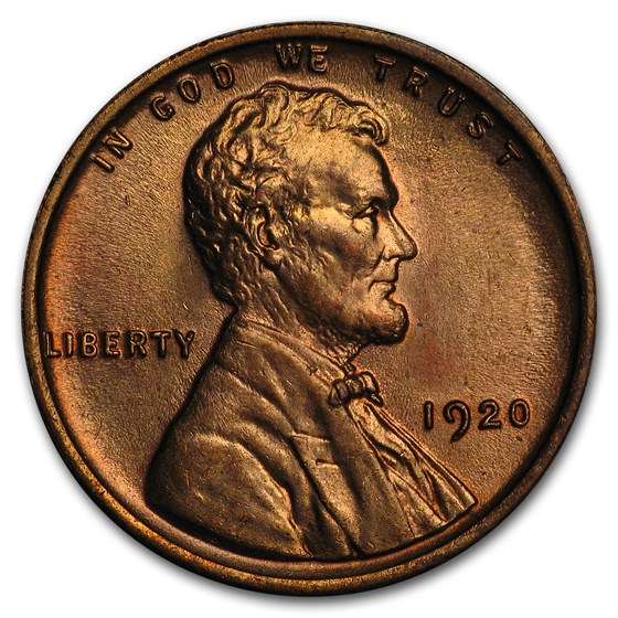 1920 Lincoln Cent BU (Red) 1920 Lincoln Cent BU (Red)