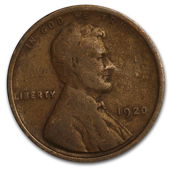 1920 Lincoln Cent Good/VF 1920 Lincoln Cent Good/VF