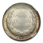 1920 Maine Centennial Half Dollar Commem MS-67 NGC (Toned)