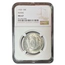 1920 Maine Centennial Half Dollar Commem MS-67 NGC
