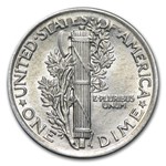 1920 Mercury Dime AU
