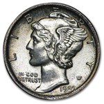 1920 Mercury Dime BU