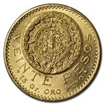 1920 Mexico Gold 20 Pesos BU
