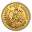 1920 Mexico Gold 5 Pesos Avg Circ