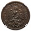 1920-Mo Mexico Bronze 10 Centavos AU-58 NGC (Brown)