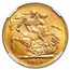 1920-P Australia Gold Sovereign George V MS-62 NGC