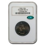 1920 Pilgrim Tercentenary Half Dollar MS-66 NGC CAC
