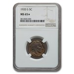 1920-S Buffalo Nickel MS-65* NGC