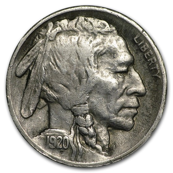 1920-S Buffalo Nickel VF 1920-S Buffalo Nickel VF