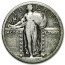 1920-S Standing Liberty Quarter Fine (Partial Date)