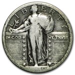 1920-S Standing Liberty Quarter Fine (Partial Date)