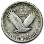 1920-S Standing Liberty Quarter Fine (Partial Date)