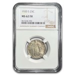 1920-S Standing Liberty Quarter MS-62 NGC (FH)
