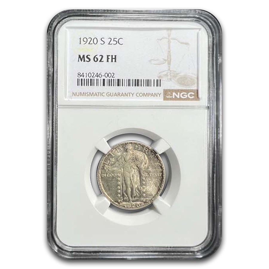 1920-S Standing Liberty Quarter MS-62 NGC (FH)
