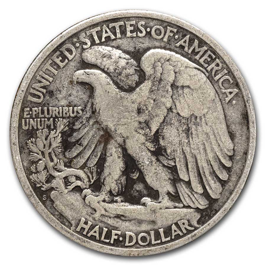 Buy 1920-S Walking Liberty Half Dollar Fine | APMEX