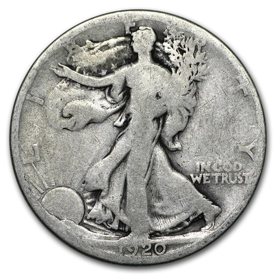 1920-S Walking Liberty Half Dollar Good/VG 1920-S Walking Liberty Half Dollar Good/VG