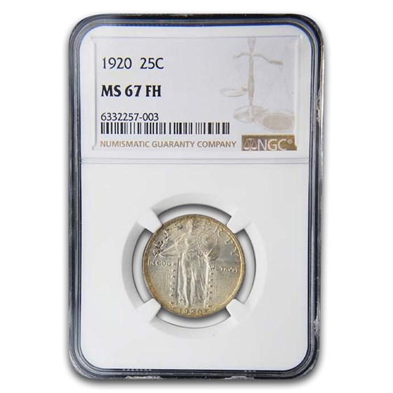 1920 Standing Liberty Quarter MS-67 NGC (FH)