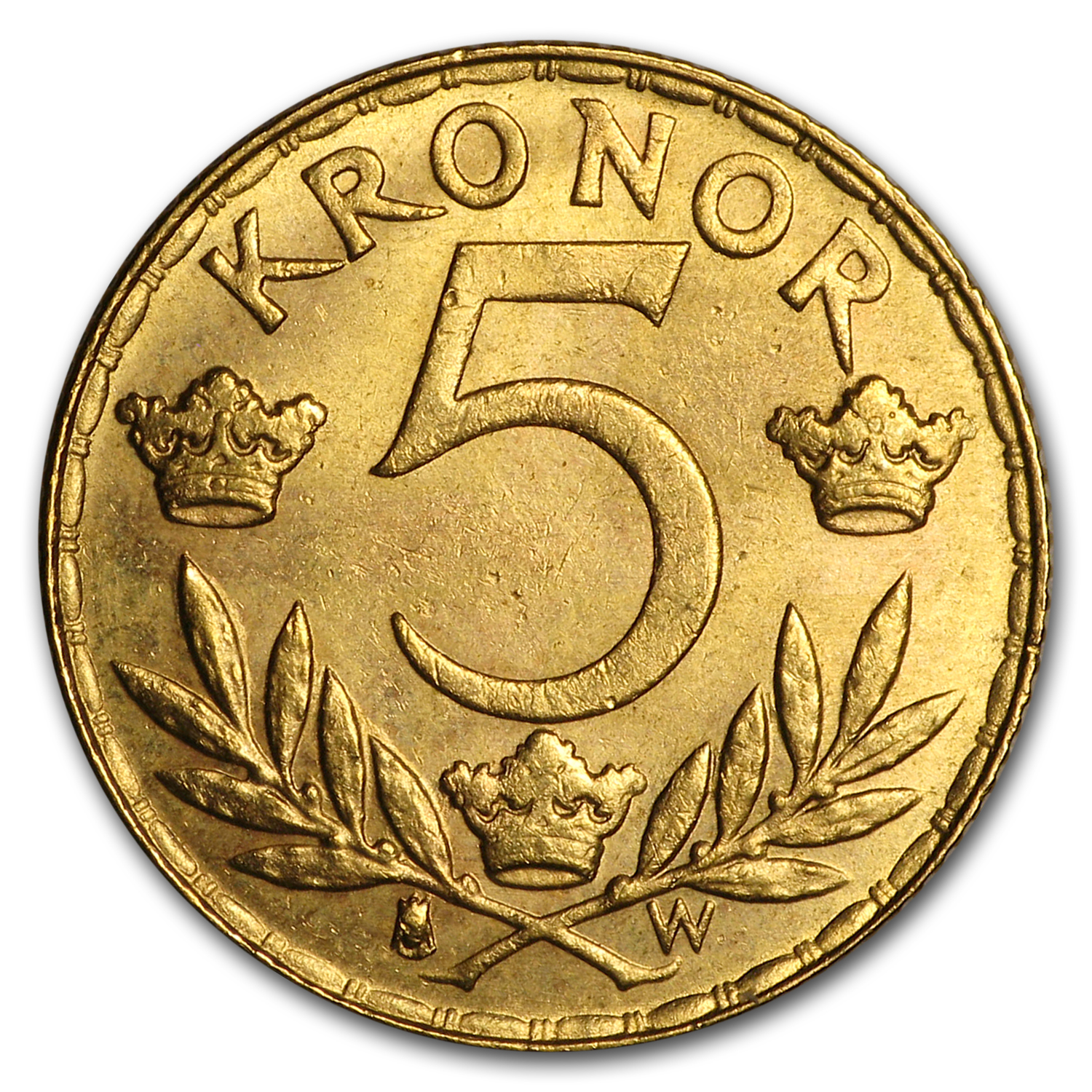 ★★★★やっちゃん★★★★1920年スウェーデン5クローナ金貨★MS65 Buy 1920 Sweden Gold 5 Kronor Gustaf V AU | APMEX