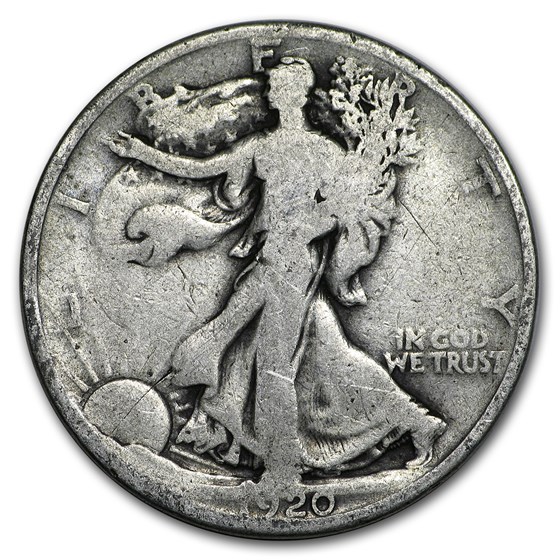 1920 Walking Liberty Half Dollar AG 1920 Walking Liberty Half Dollar AG