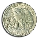 1920 Walking Liberty Half Dollar AU-58 NGC