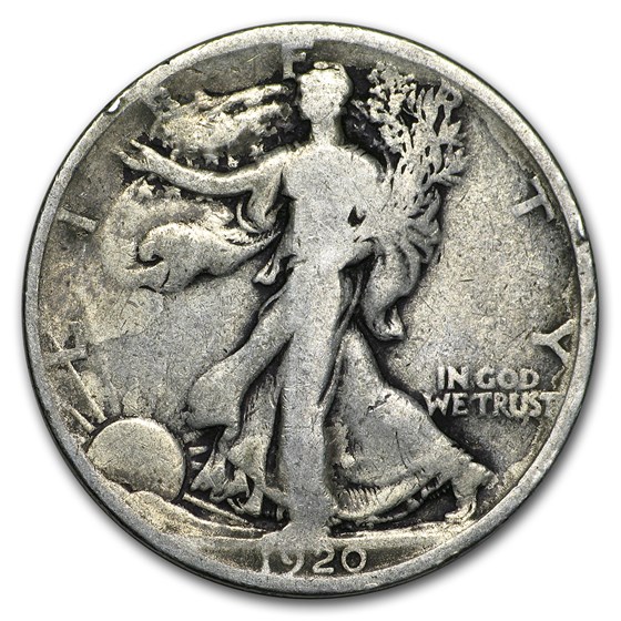 1920 Walking Liberty Half Dollar Good/VG