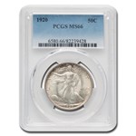 1920 Walking Liberty Half Dollar MS-66 PCGS