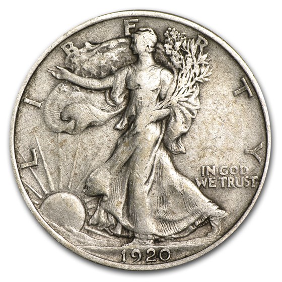 1920 Walking Liberty Half Dollar XF 1920 Walking Liberty Half Dollar XF
