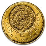 1921/11 Mexico Gold 20 Pesos AU
