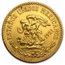 1921/11 Mexico Gold 20 Pesos (Cleaned)