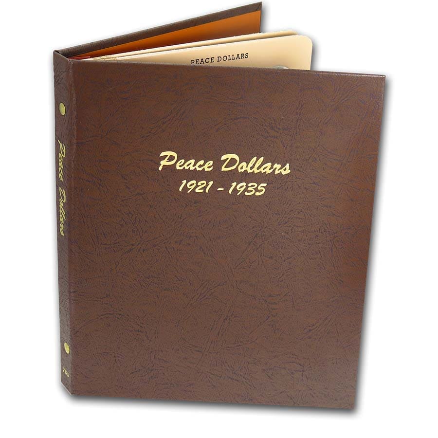 1921-1935 Peace Dollar 24-Coin Complete Set Dansco Album US Mint