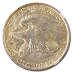 1921 2x2 Alabama Centennial Commem Half Dollar MS-65+ NGC