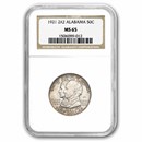 1921 2X2 Alabama Centennial Half Dollar Commem MS-65 NGC