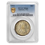 1921 2X2 Alabama Centennial Half Dollar Commem MS-66 PCGS