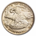 1921 2X2 Alabama Centennial Half Dollar MS-63 PCGS