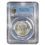 1921 2x2 Alabama Centennial Half Dollar MS-65+ PCGS