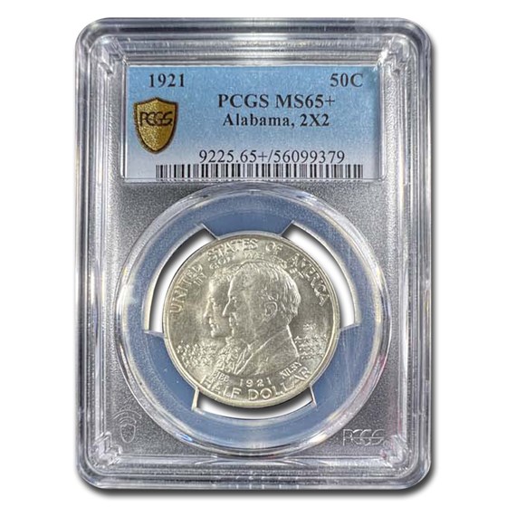 1921 2x2 Alabama Centennial Half Dollar MS-65+ PCGS 1921 2x2 Alabama Centennial Half Dollar MS-65+ PCGS