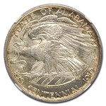 1921 2x2 Alabama Centennial Half Dollar MS-66+ NGC
