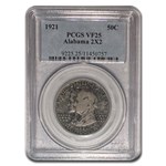 1921 2X2 Alabama Centennial Half Dollar VF-25 PCGS