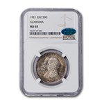 1921 2x2 Alabama Commemorative Half Dollar MS-65 NGC CAC
