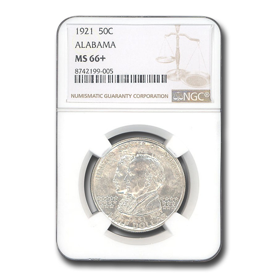1921 Alabama Centennial Commemorative Half Dollar MS-66+ NGC