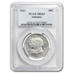 1921 Alabama Centennial Commemorative Half MS-63 PCGS