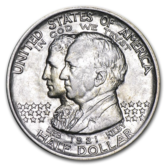 1921 Alabama Centennial Half Commemorative AU