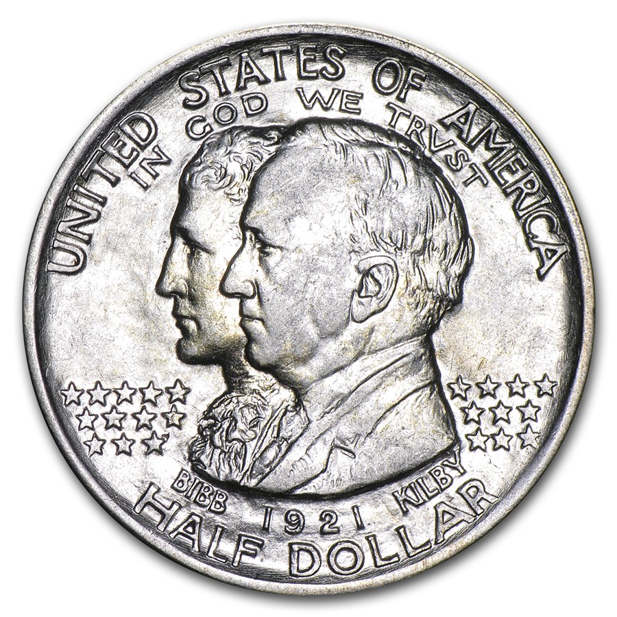 1921 Alabama Centennial Half Commemorative AU