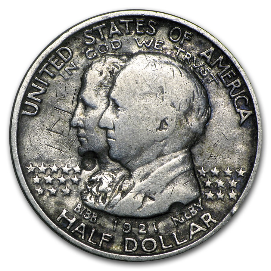 1921 Alabama Centennial Half Commemorative Cull