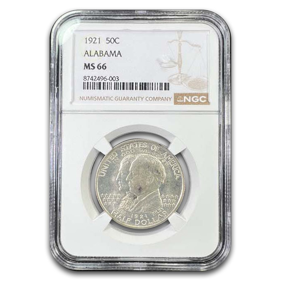 1921 Alabama Centennial Half Dollar Commem MS-66 NGC